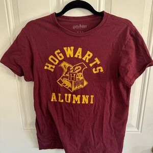 Warner Bros. Harry Potter Maroon Tee with White Print